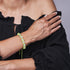 Jaune fluo | Supernova arc-en-ciel | Argent | Bracelet Charmballa Verre Galaxy